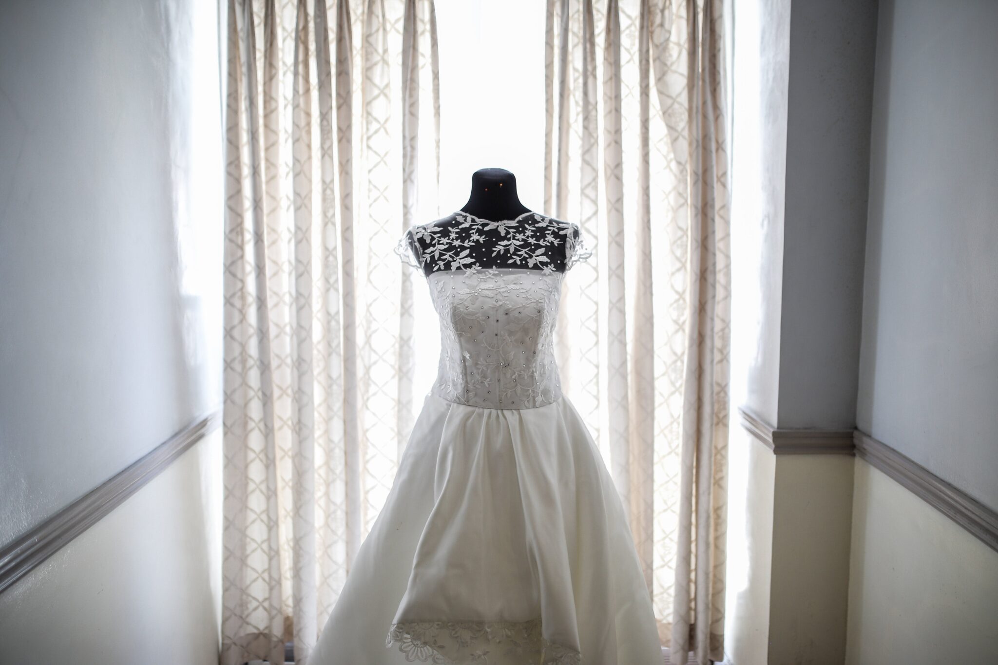 bridal gown