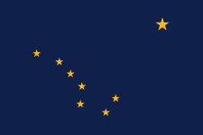 Alaska flag – how to get married online in Alaska guide