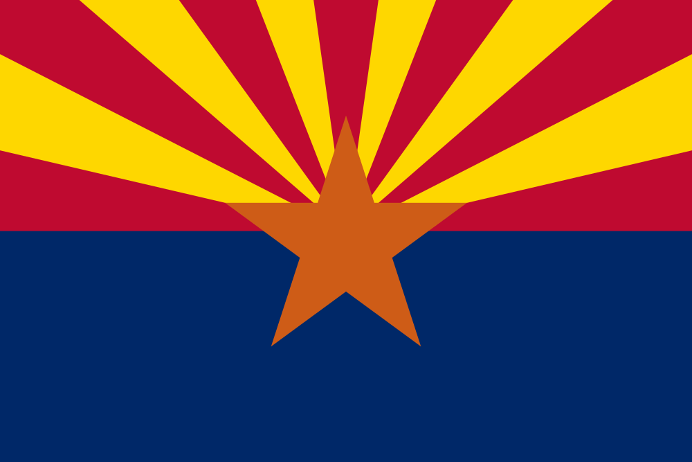 Arizona flag – how to get married online in Arizona guide