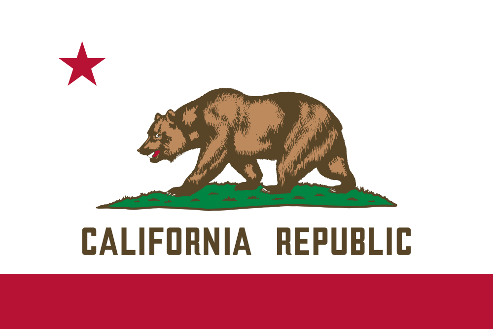 California flag – how to get married online in California guide