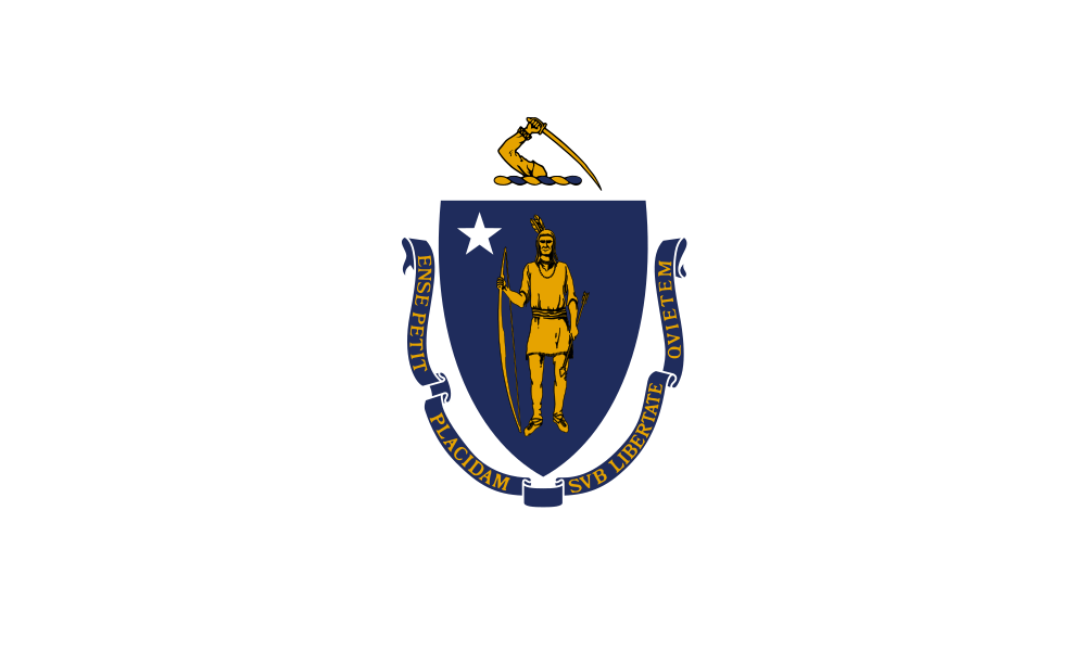 Massachusetts flag – how to get married online in Massachusetts guide