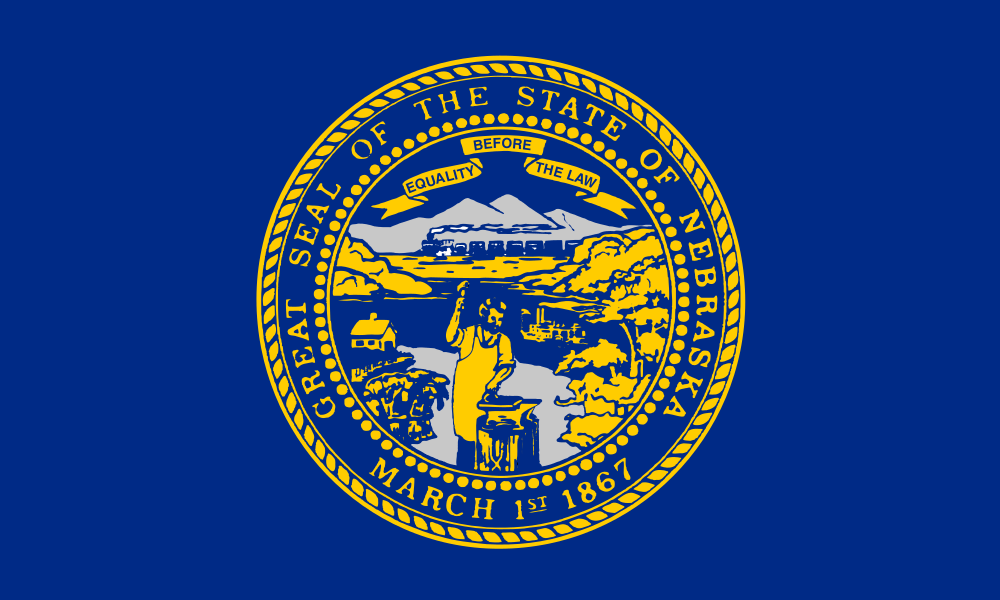 Nebraska flag – how to get married online in Nebraska guide