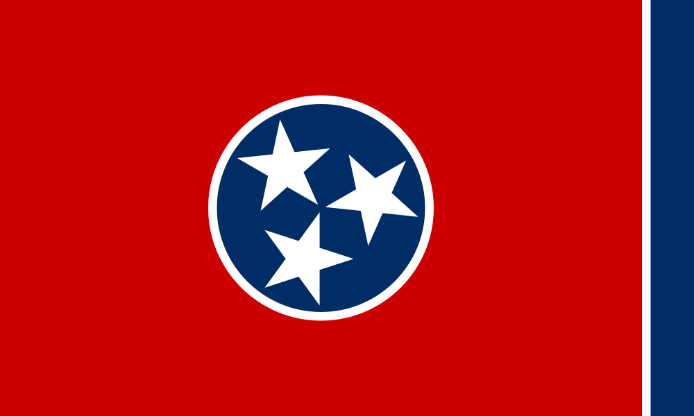Tennessee flag – how to get married online in Tennessee guide