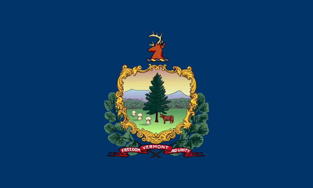 Vermont flag – how to get married online in Vermont guide