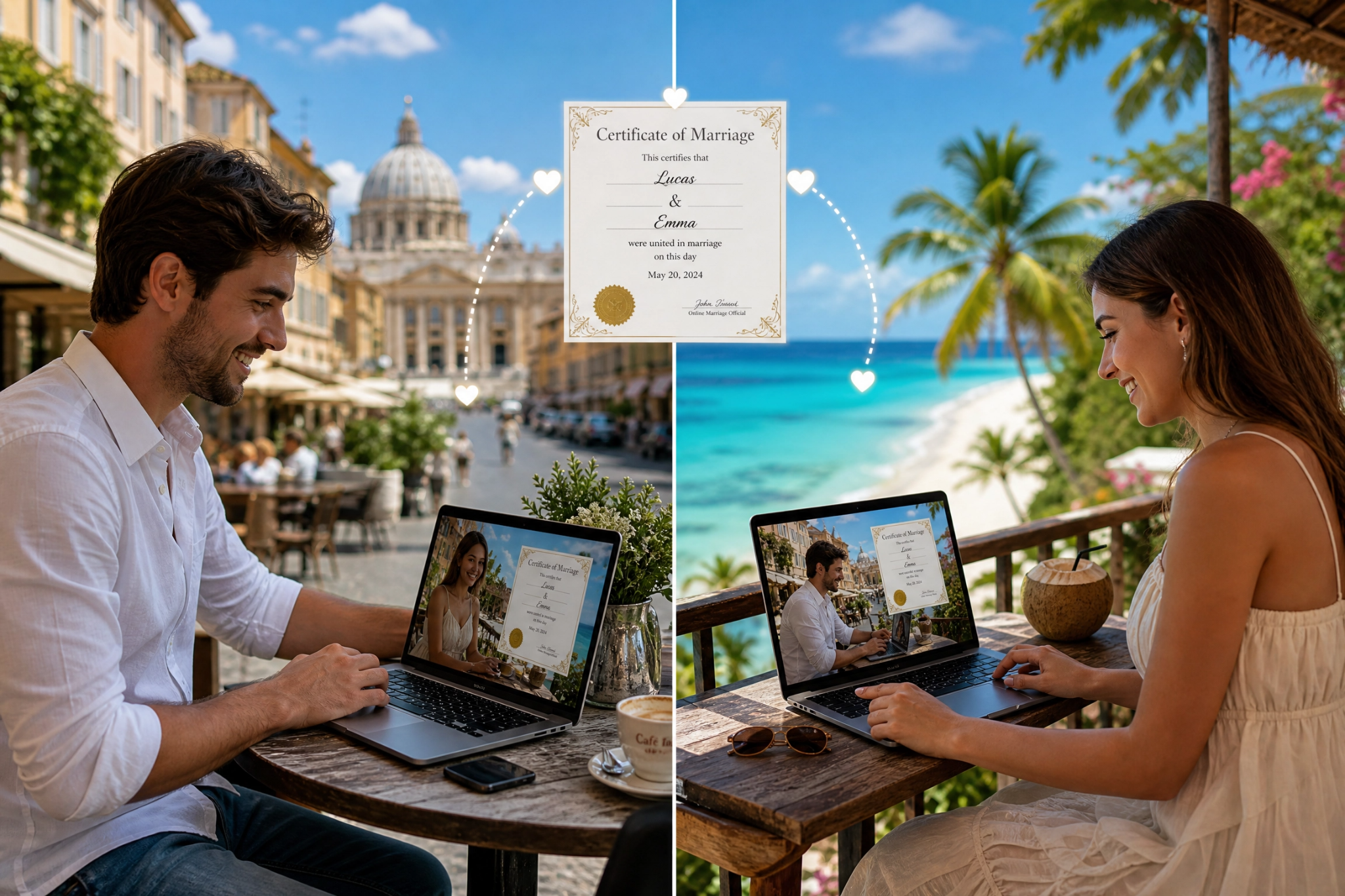 Get Married from Anywhere in the World