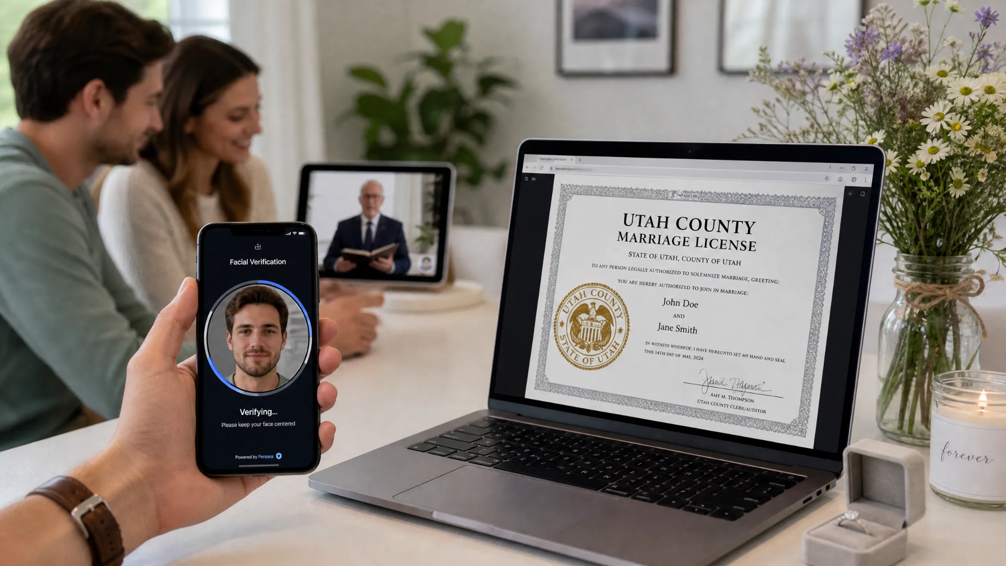 Utah County Marriage Process