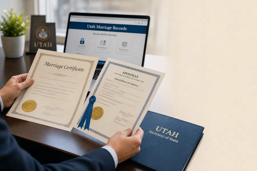 Apostille for an Online Marriage Certificate
