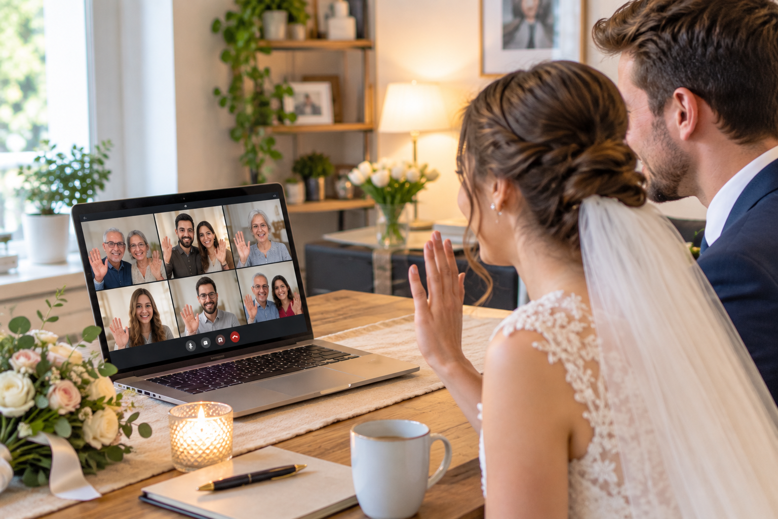 Virtual Wedding Photo